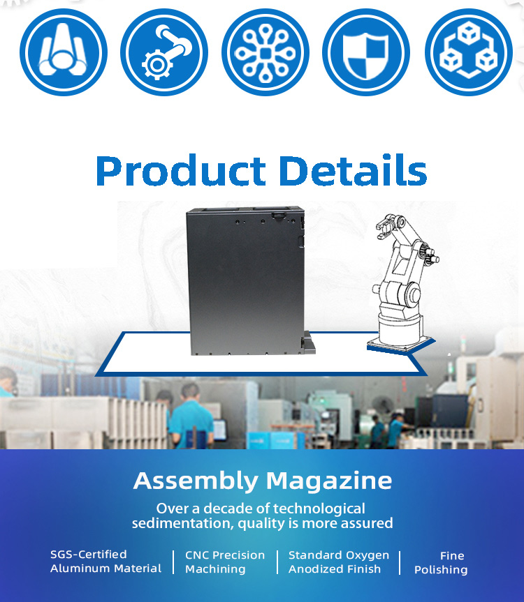 20 Slot Lead Frame Magazine for 114.94 mm Wide Frames