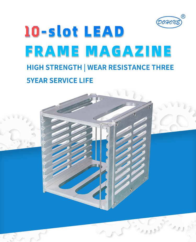  10 Magazines à cadre de plomb à l'emplacement pour les cadres de 119,5 mm de large 