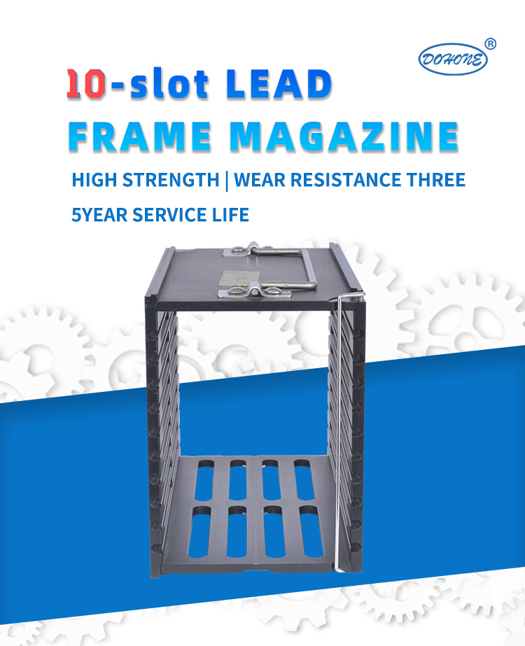  10 Magazines à cadre de plomb à l'emplacement pour des cadres de 101 mm de large 