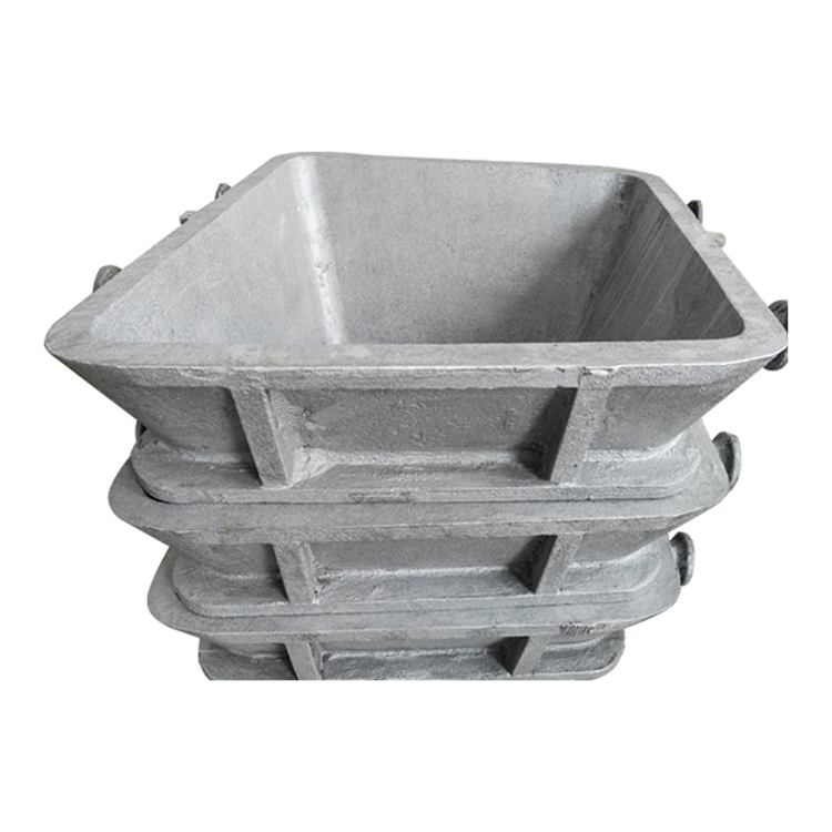 We Can Custom Size of 1T 1.5T 2T Lead Ingot Molds  for Scrap Lead Battery Recycle After  Smelting Furnace