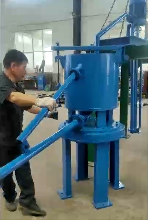 lead liquid pump with middle tank for lead ingot casting machine 