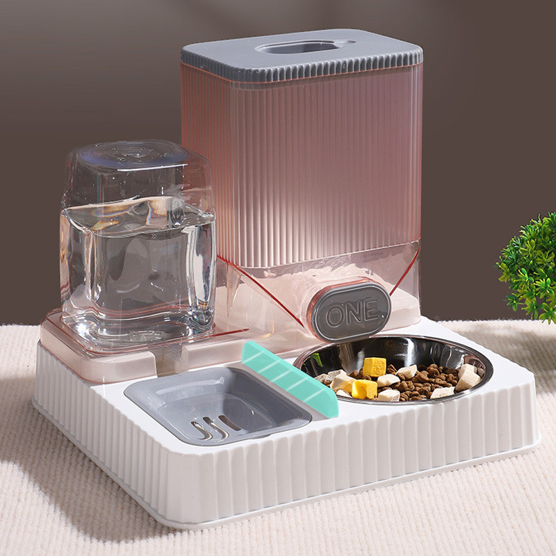2 in 1 Gravity Cat Feeder & Water Dispenser 