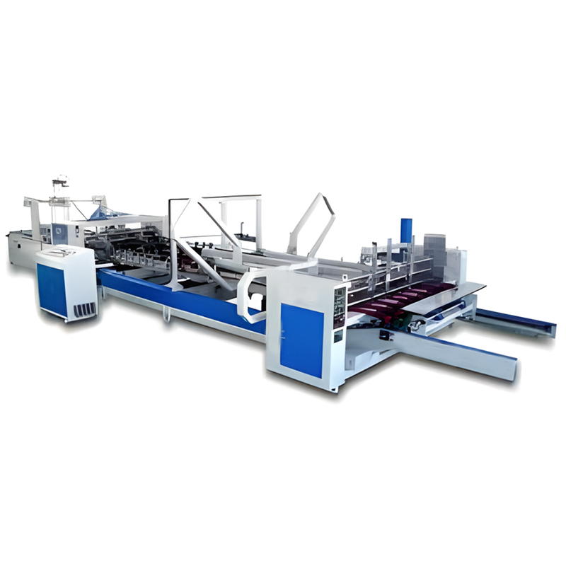 Automatic Corrugated Carton Box Folder Gluer Machine