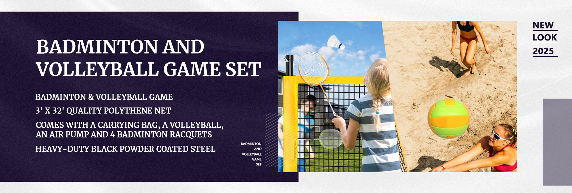 Badminton Net Set