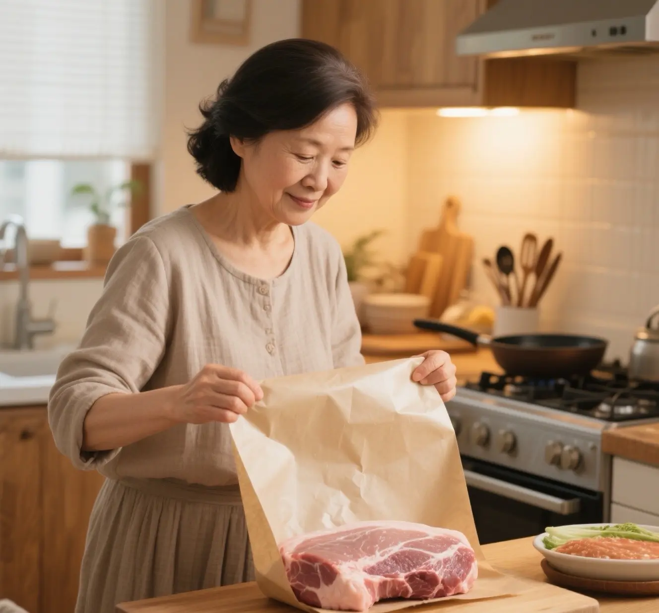 Food-Grade Virgin Wood Pulp Meat Wrapping Paper