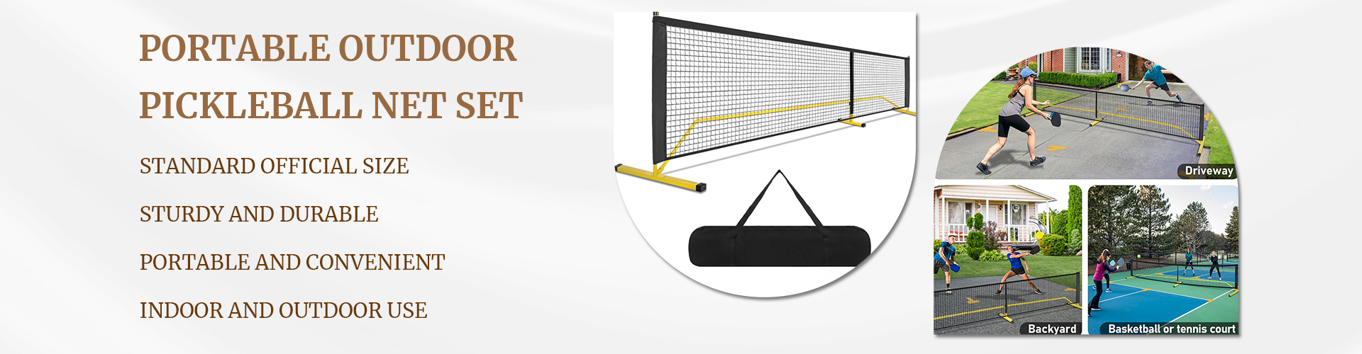 pickleball net set