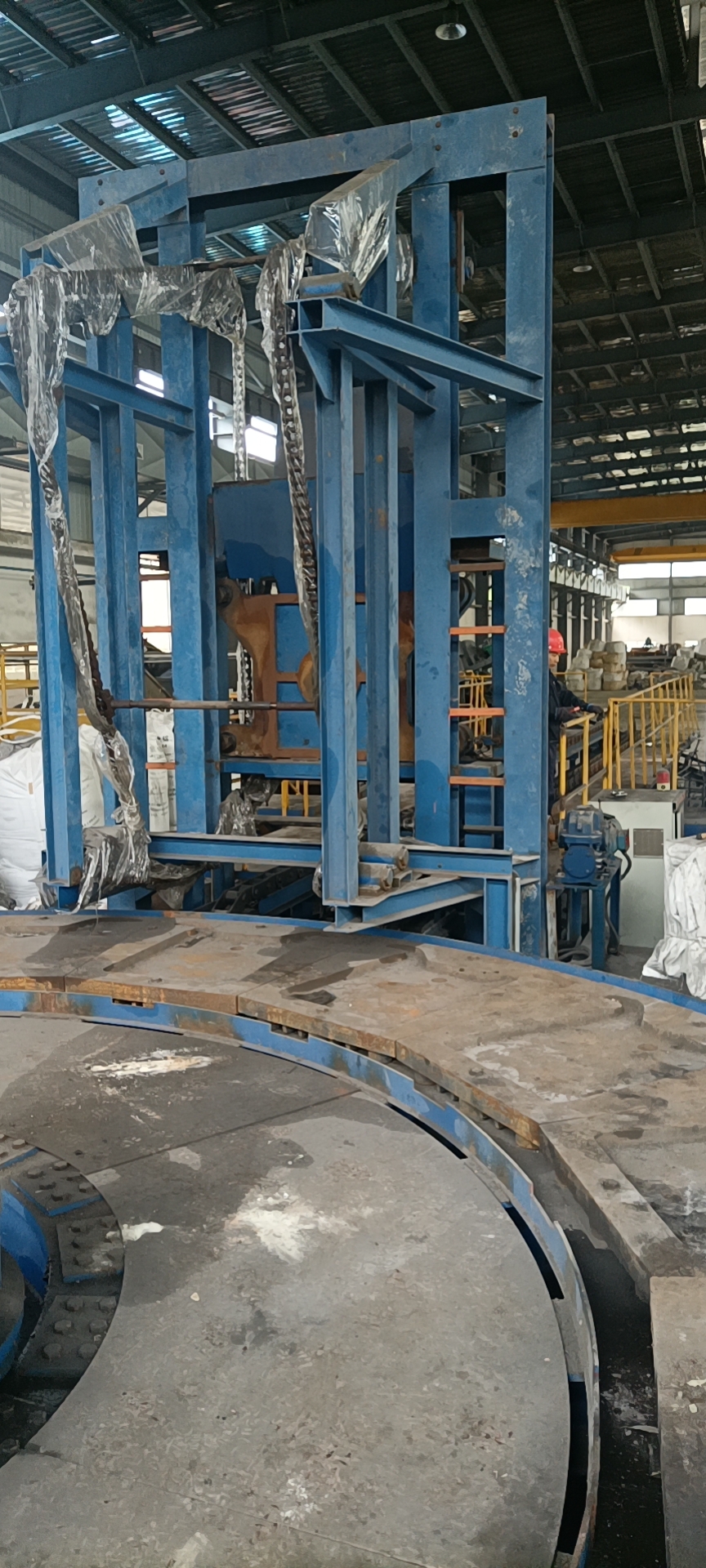 Lufeng Factory  Custom Lead Electrolysis Machine Disc Round Anode Plate Casting Machine of Lead Ore Refining
