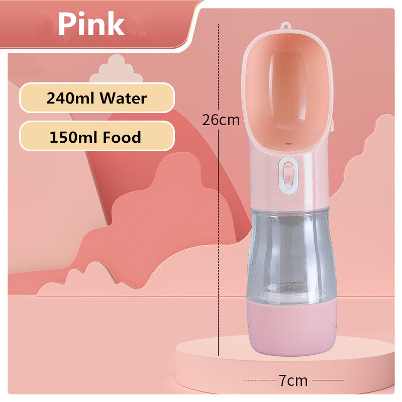 Dog Travel Water Bottle For Hiking And Long Walks