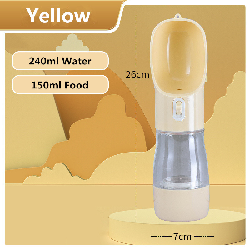 Dog Travel Water Bottle For Hiking And Long Walks