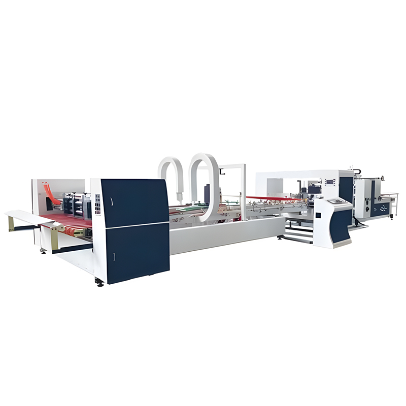 Carton Box Gluing And Stitching Machine