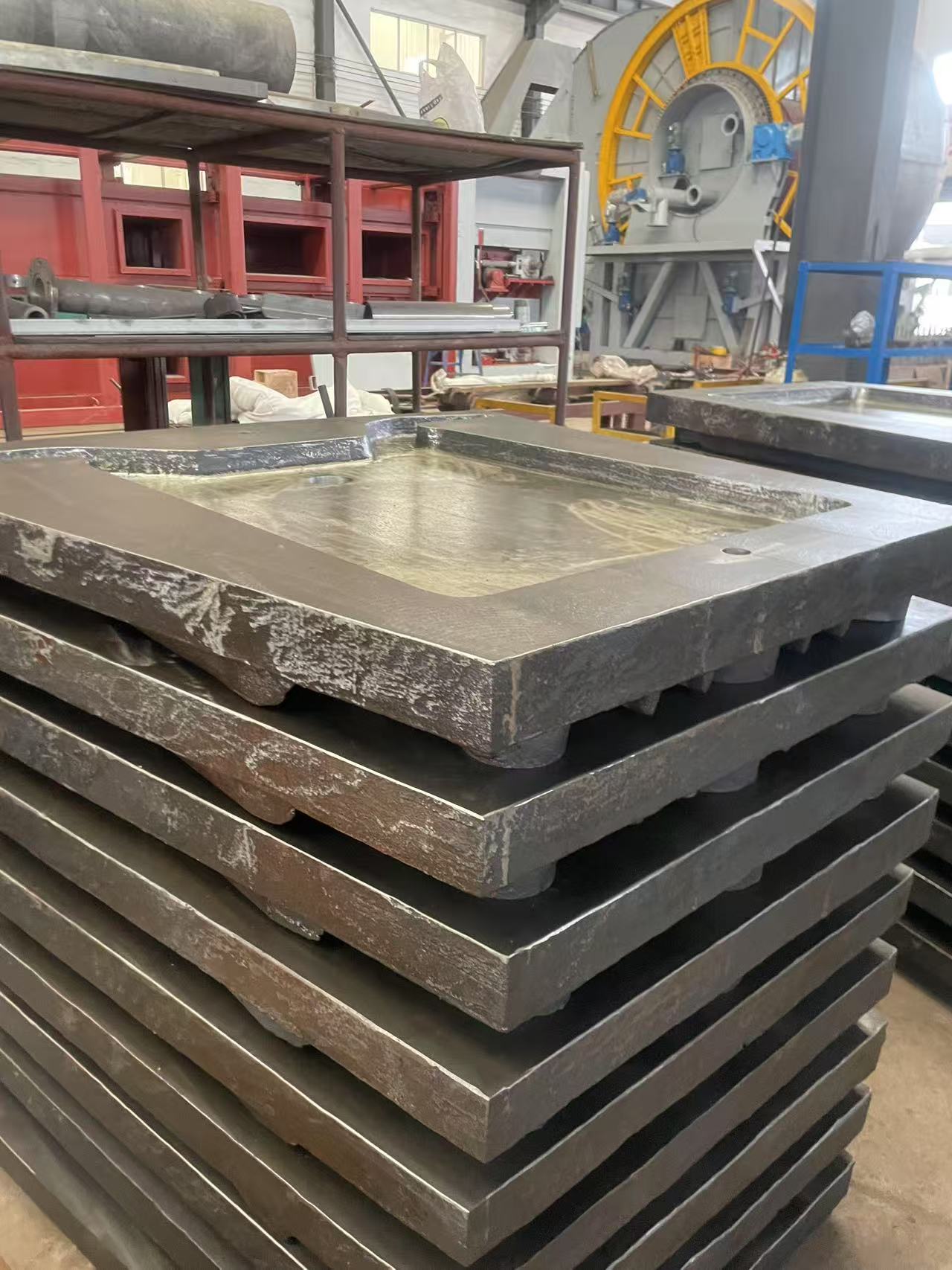 lead anode plate molds is ready for install of lead anode plate casting machine for lead electrolysis machine system