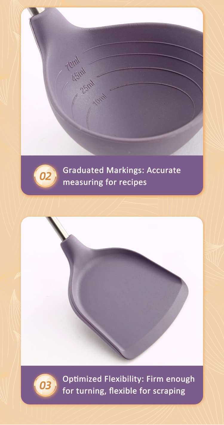 Silicone Cooking Tools For Non-stick Cookware