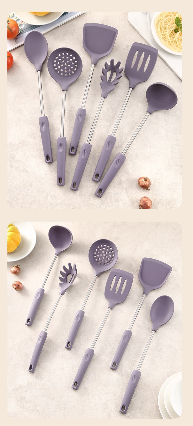 Silicone Cooking Tools For Non-stick Cookware