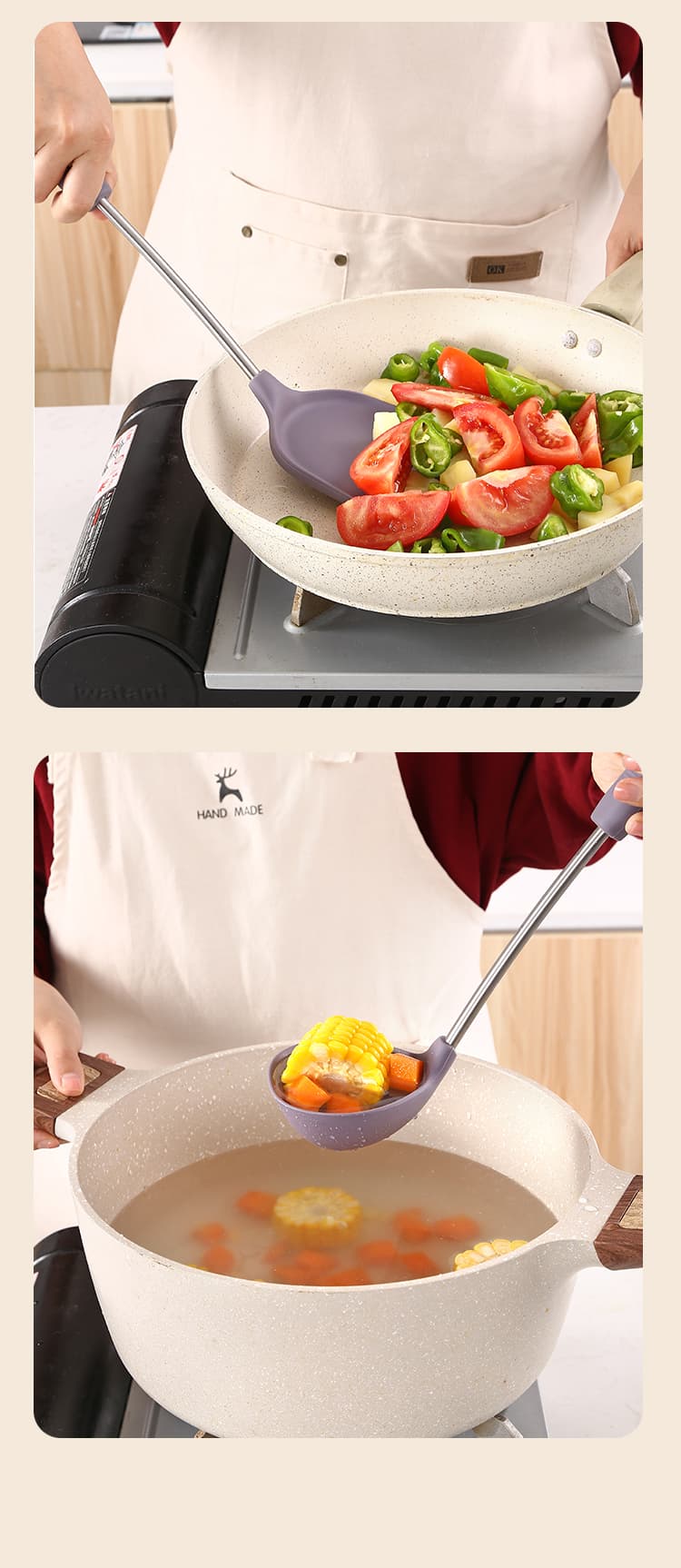 Silicone Cooking Tools For Non-stick Cookware