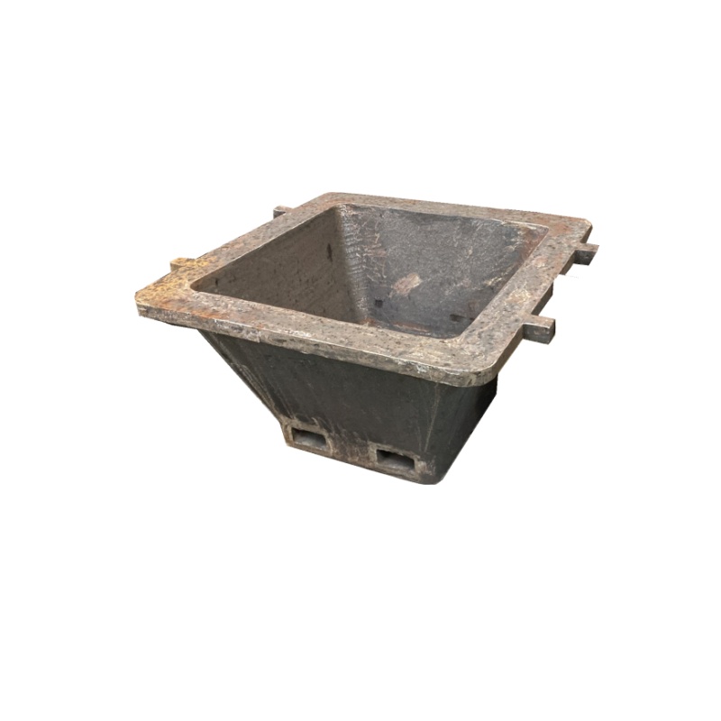 Customized Capacity 1T 1.5T 2T  Crude Copper Ingot Molds with Forklift Hole  scrap copper recycle 