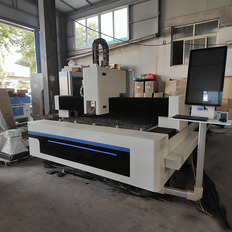 High-speed exchange table cutting machine for metal fabrication