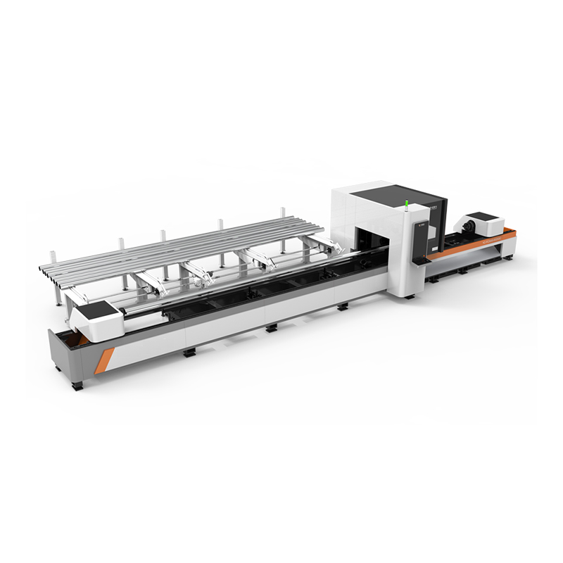 Industrial laser cutting machine with protective cover