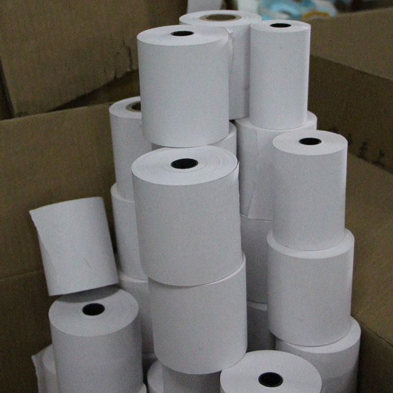 80x50mm Coreless Thermal Cashier Roll 70g