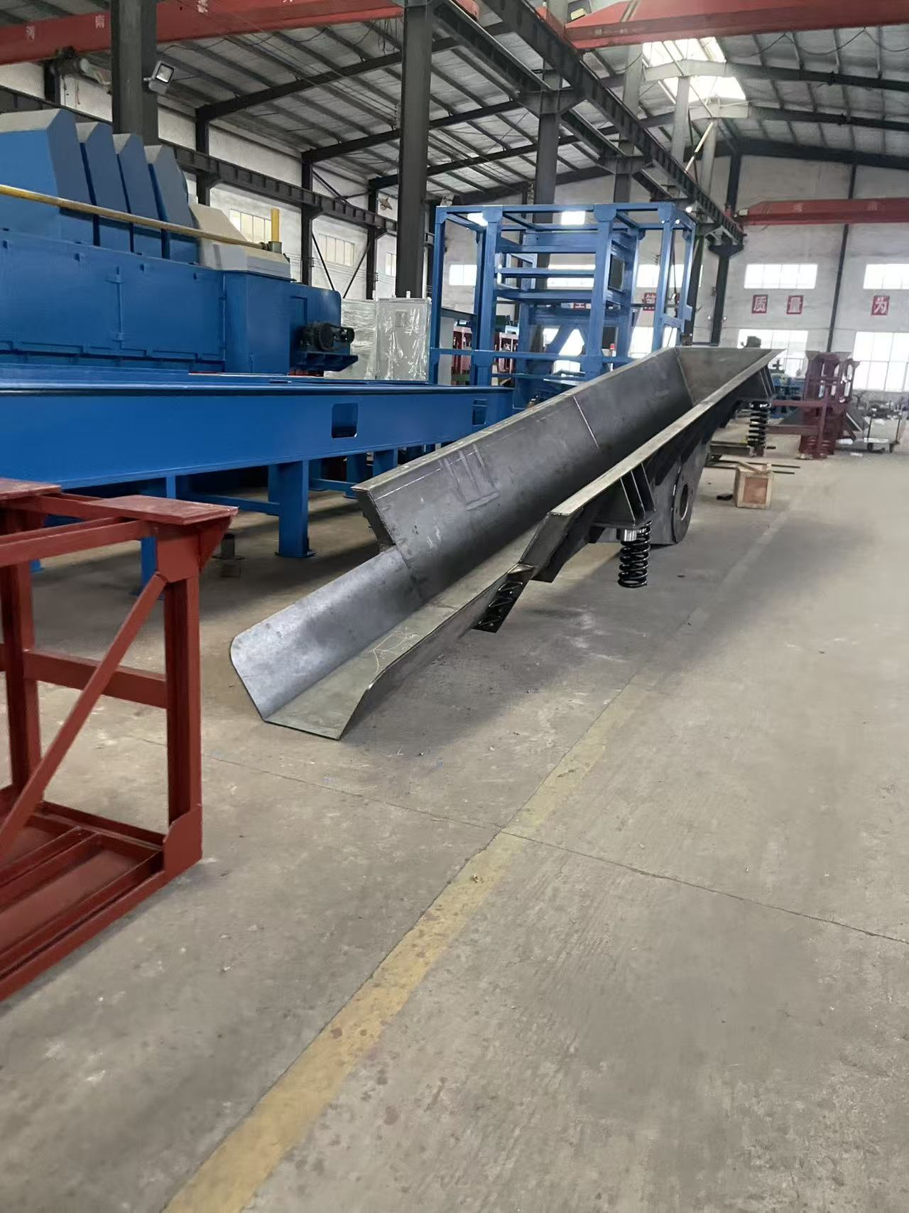 automatic feeding machine is ready for shipping to clients 