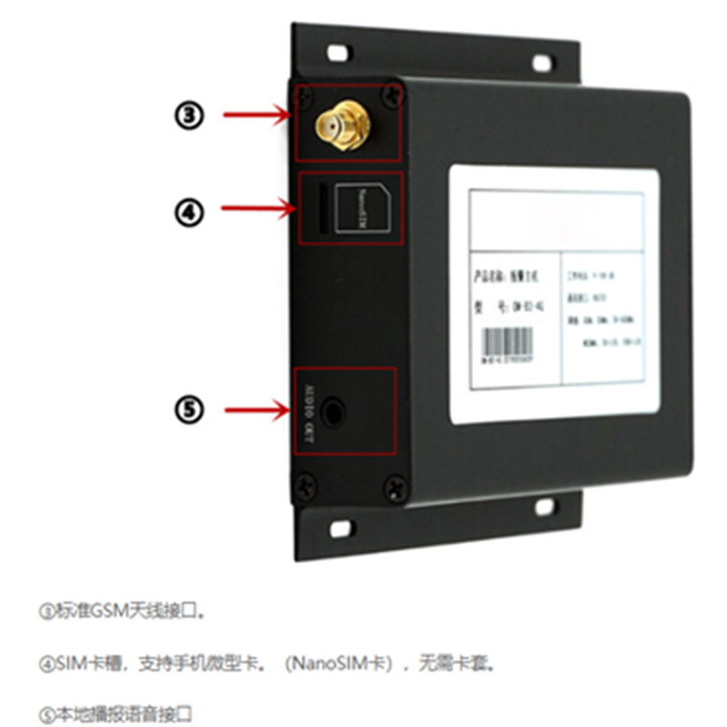 SMS and Telephone Alarm Control Host ROC-K6-4G