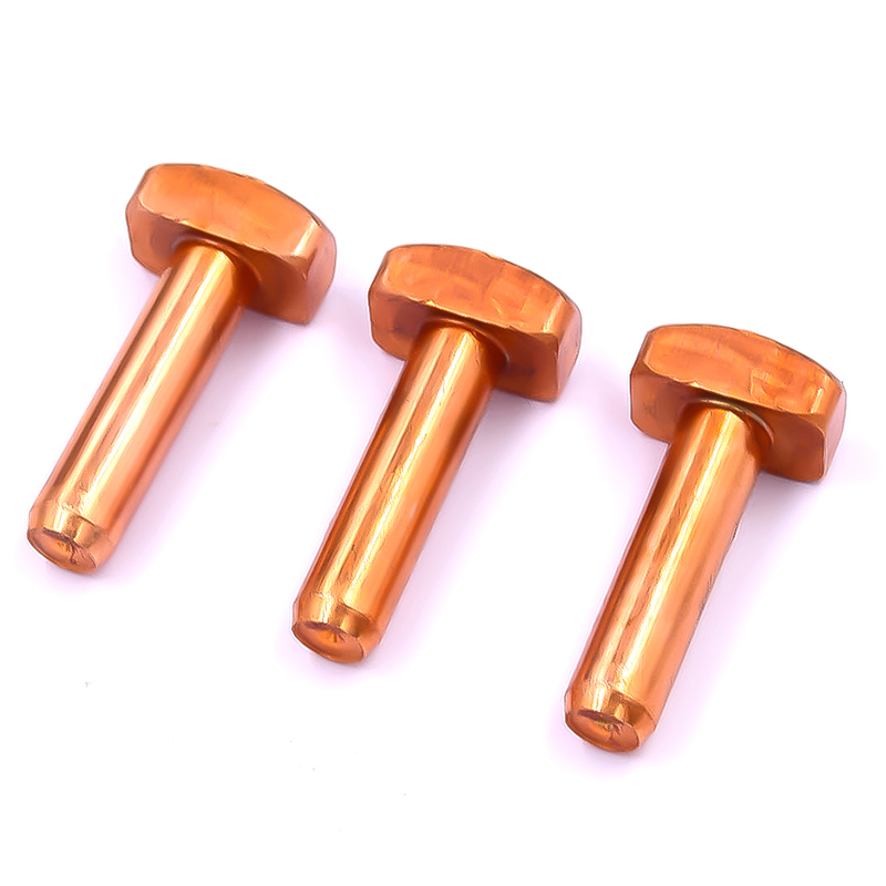 Red Copper T-Shaped Screws