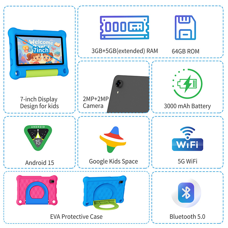 G-Tab PAD7 Kids Tablet