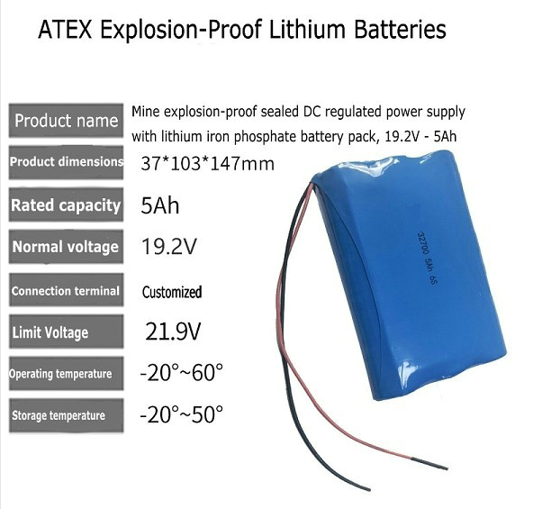 ATEX Explosion-Proof Lithium Batteries