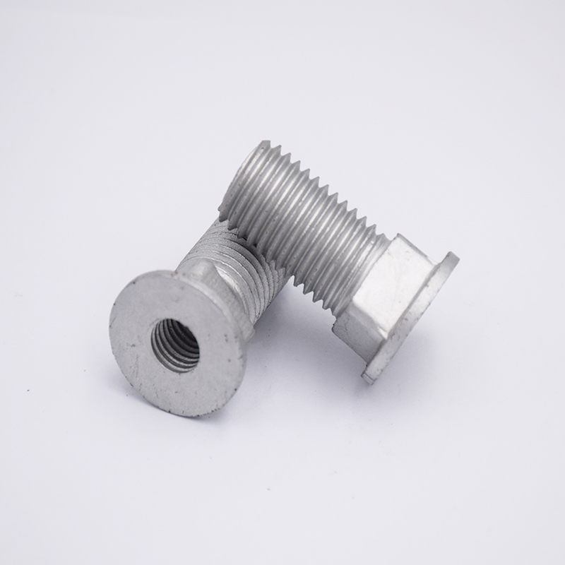 Hollow Bolts With Flat Head and Square Neck And Inner And Outer Teeth