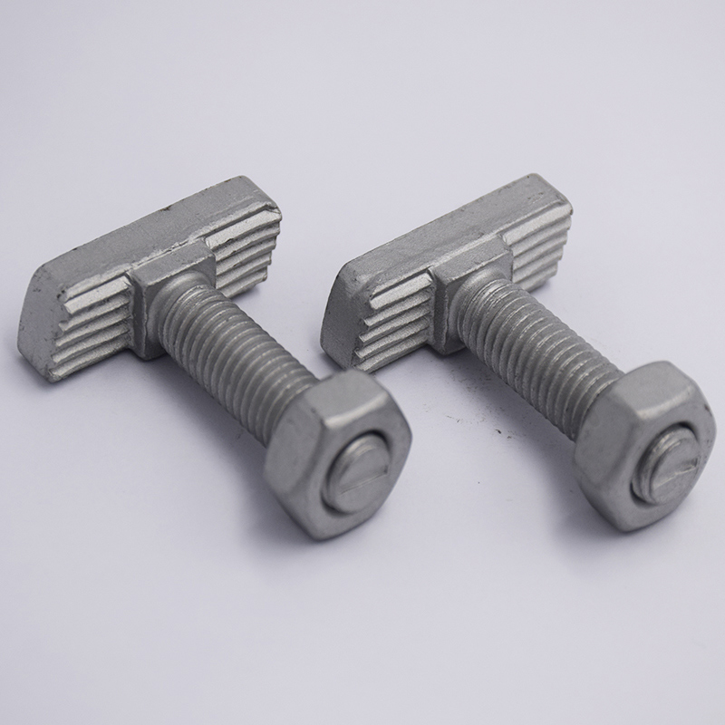 T-Shaped Toothed Bolt With Anti-Slip Design