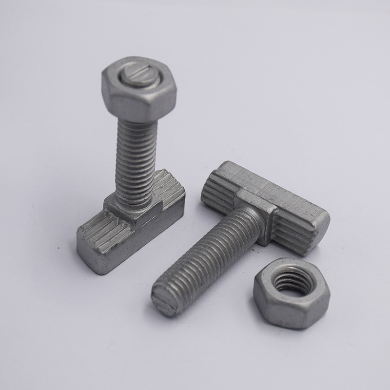 T-Shaped Toothed Bolt With Anti-Slip Design