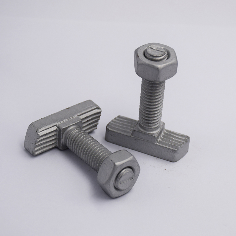 T-Shaped Toothed Bolt With Anti-Slip Design