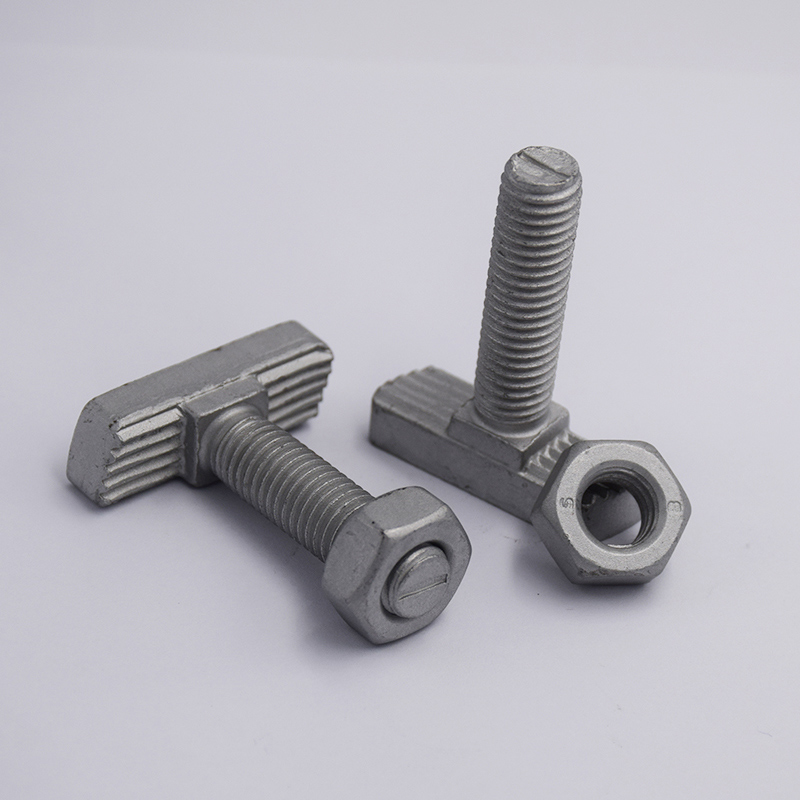 T-Shaped Toothed Bolt With Anti-Slip Design