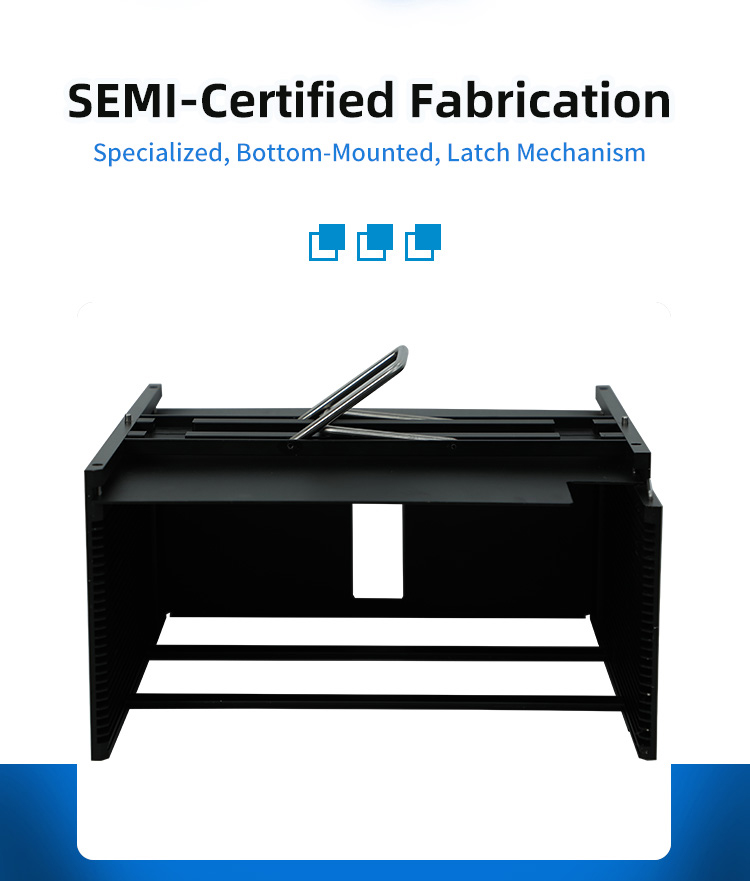 12Inch 25 Slot K12-R0 Wafer Frame Cassette (6.3mm Slot Pitch)