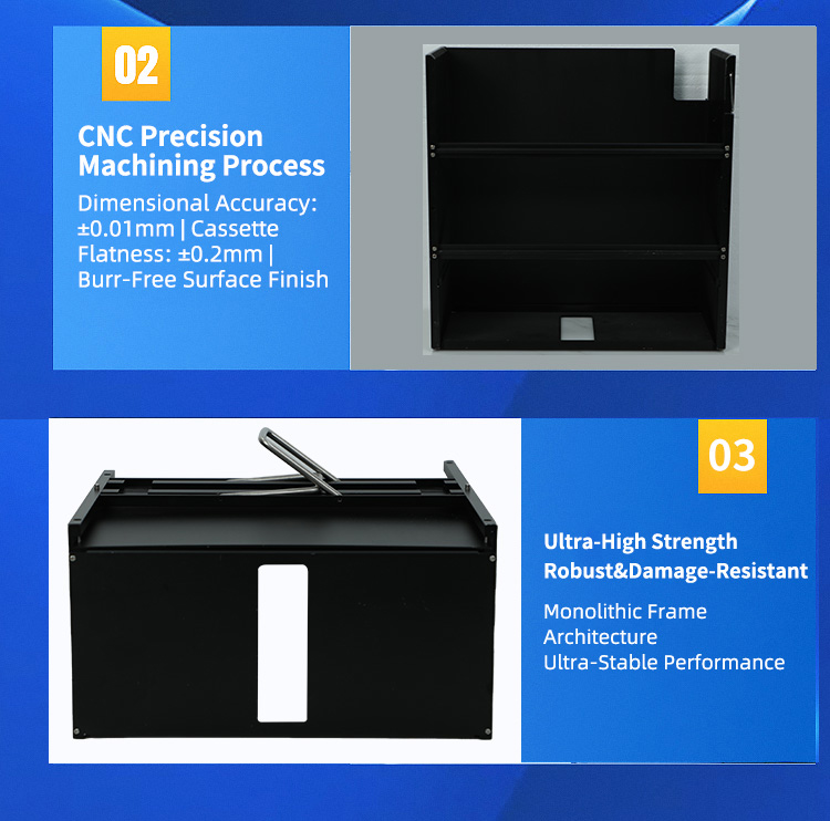12Inch 25 Slot K12-R0 Wafer Frame Cassette (6.3mm Slot Pitch)