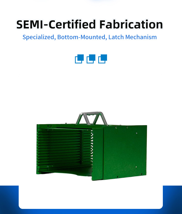 8Inch 13 Slot G13-R0 Wafer Frame Cassette (10mm Slot Pitch)