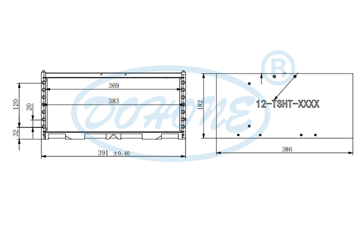 12 Inch 7 Slot G07-R1 Wafer Frame Cassette (20mm Slot Pitch)