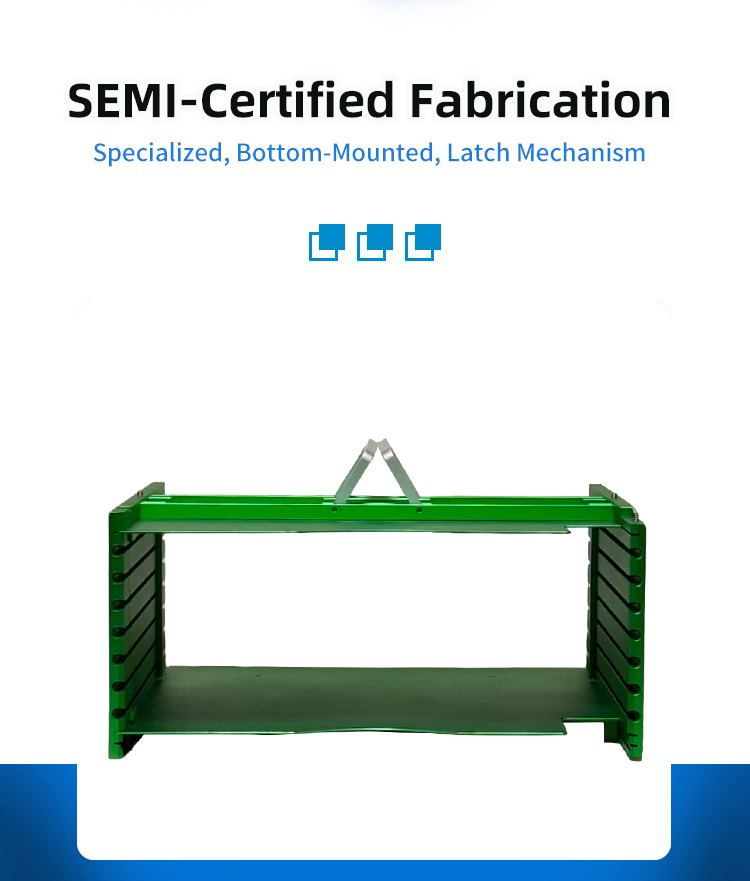 12 Inch 7 Slot G07-R1 Wafer Frame Cassette (20mm Slot Pitch)