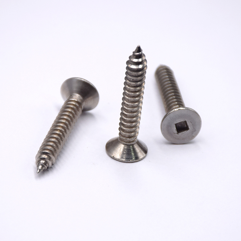 Stainless Steel Countersunk Head Inner Square Self-Tapping Screws