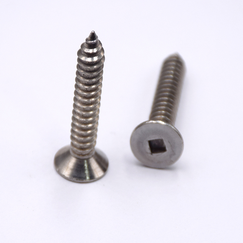 Stainless Steel Countersunk Head Inner Square Self-Tapping Screws