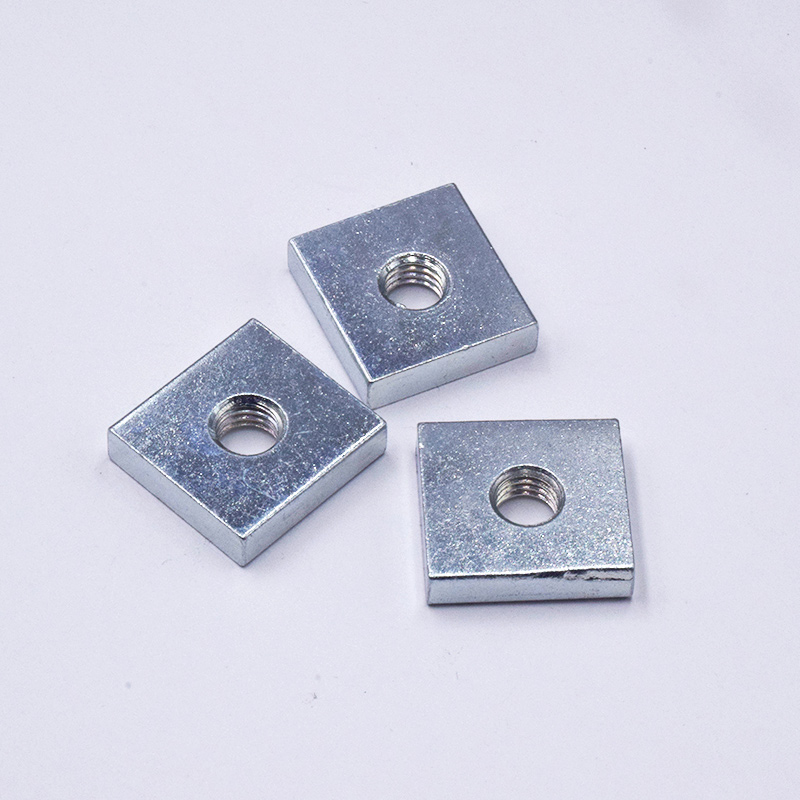 Carbon Steel Square Nuts For Industrial Machinery