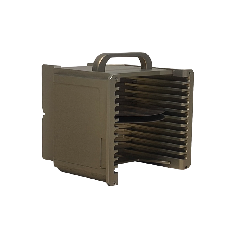 6 Inch 25 Slot B06-R3 Metal Wafer Cassette(10 mm Slot Pitch)