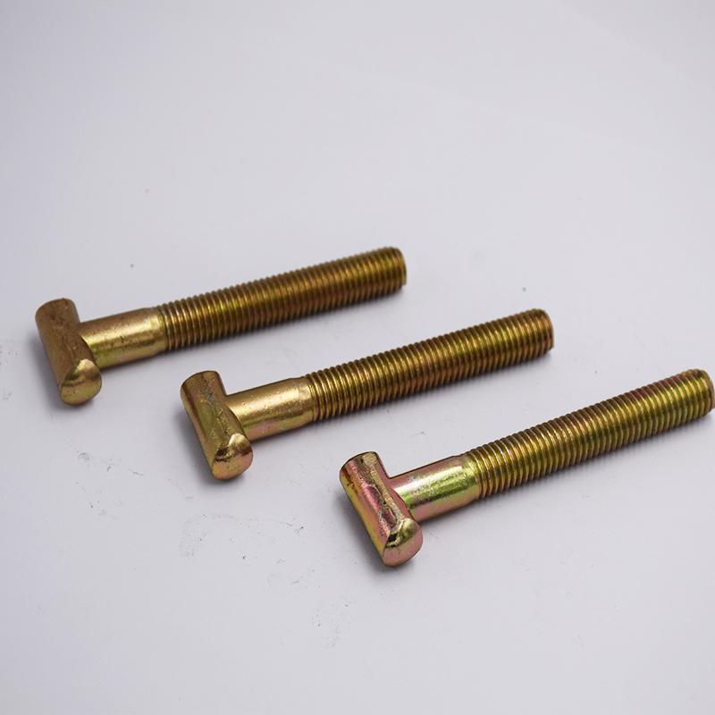 Color-Plated T-Shaped Screws For Aluminum Profiles