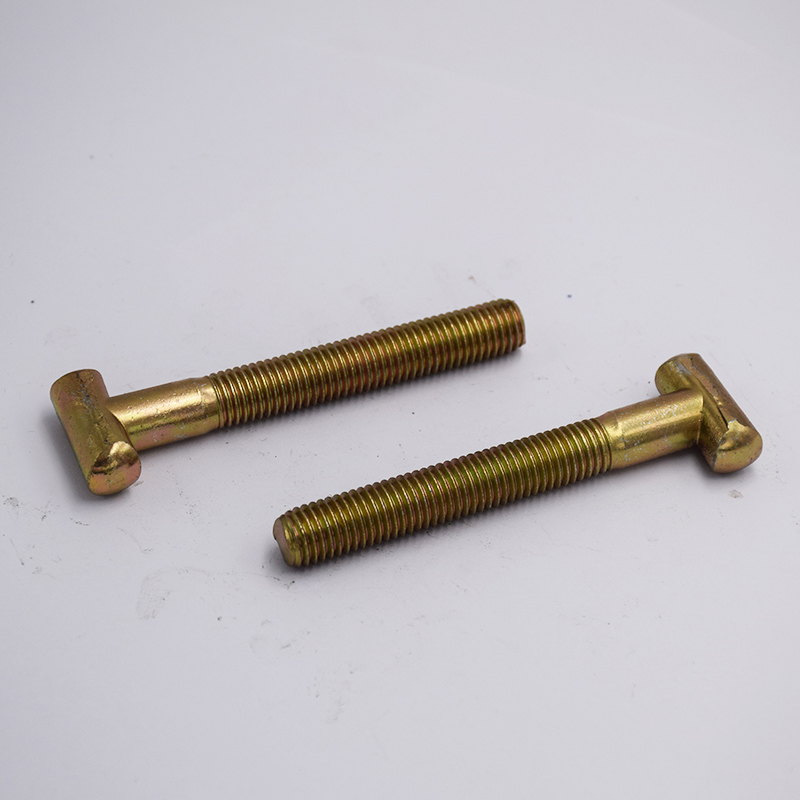 Color-Plated T-Shaped Screws For Aluminum Profiles