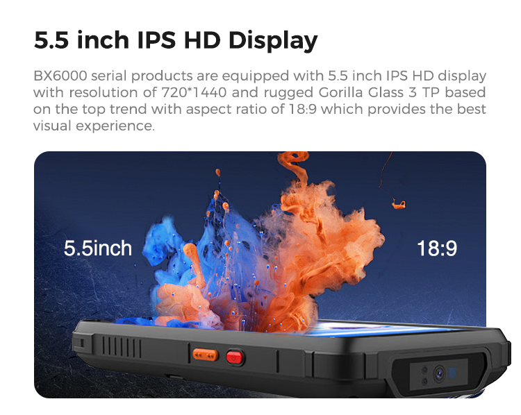 BX6000 Industrial Android Barcode Handheld Terminal
