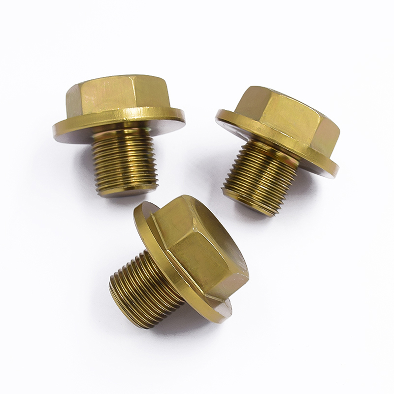 Stainless Steel Hexagon Socket Oil Plug With Washer