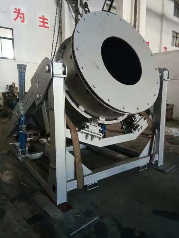 lufeng custom from 3T to 50T   Melting Rotary Tilting Furnace for Scrap Copper Recycle or Scrap Aluminum Recycle