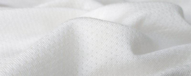3.5% Healcell Seaweed Fiber and Silk Mesh Fabric