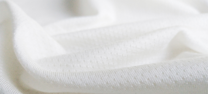 3.5% Healcell Seaweed Fiber and Silk Mesh Fabric