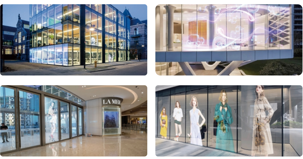 Newest Holographic Transparent LED Screen All in One