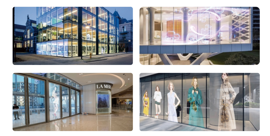 အသစ်တစ်ခုတွင်အသစ်သော holographic transparent lard screen